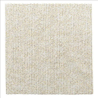 SERVIETTES P. 1/4 'LIKE LINEN - KEIKO' 70 G/M2 40x40 CM SABLE SPUNLACE (600 UNITÉS)