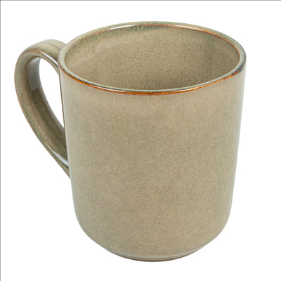 TASSES À CAFÉ 'AKALA' 390 ML Ø 9x6x10 CM BEIGE STONEWARE (6 UNITÉS)