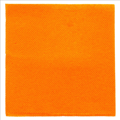 SERVIETTES ECOLABEL 'DOUBLE POINT' 18 G/M2 20x20 CM CLEMENTINE OUATE (2400 UNITÉS)