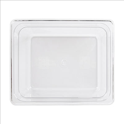 BAC GASTRONORM 1/2 8,4 L 32,5x26,5x15 CM TRANSPARENT POLYCARBONATE (1 UNITÉ)