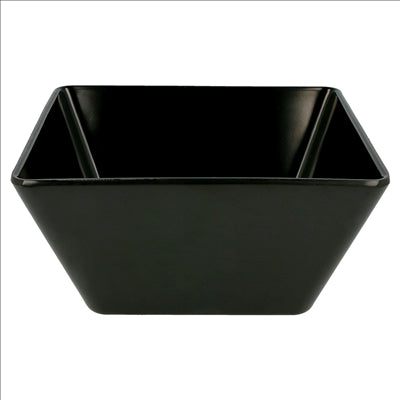 BOLS 'ASAMI WARE' 1,7 L 18x18x8,5 CM NOIR MÉLAMINE (6 UNITÉS)