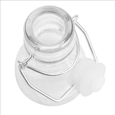 BOUTEILLE + FERMETURE CLIP 'WAKI GLASS' 60 ML Ø4,5x10 CM TRANSPARENT VERRE (96 UNITÉS)