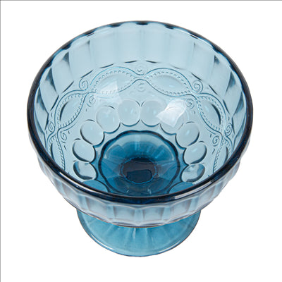 COUPES À DESSERTS VINTAGE 'WAKI GLASS' 380 ML Ø12x10.5 CM BLEU VERRE (6 UNITÉS)
