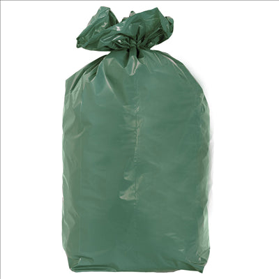 20 U. SACS POUBELLE 110 L 70µ 70x110 CM VERT LDPE (5 UNITÉS)