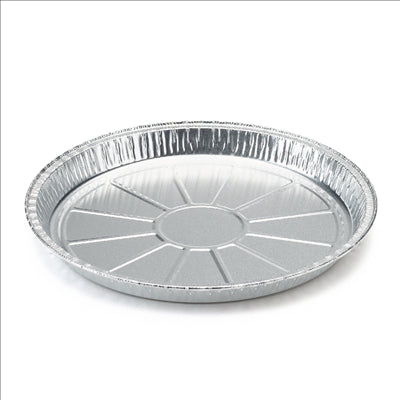 ASSIETTES POUR PIZZA 570 ML Ø 21,4/18,4x1,9 CM ALUMINIUM (500 UNITÉS)