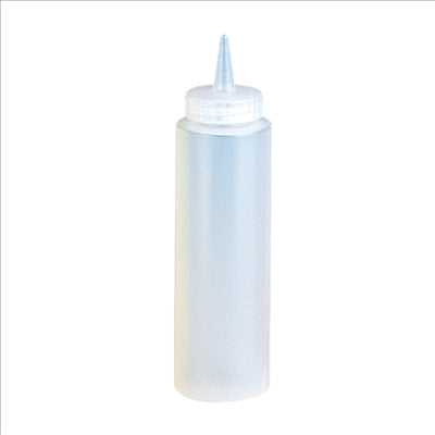 POIRES À SAUCES 240 ML Ø 5x18,5 CM TRANSLUCIDE HDPE (6 UNITÉS)