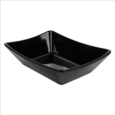 PANIERS À FRIRE L  19,3x13,3x4,8 CM NOIR PORCELAINE (6 UNITÉS)