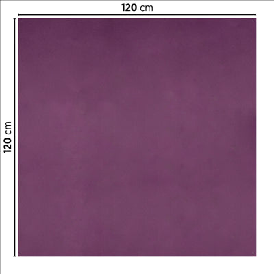 SETS DE TABLE PLIAGE M 'SPUNBOND' 60 G/M2 120x120 CM VIOLET PP (200 UNITÉS)