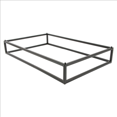 PRÉSENTOIR BUFFET POUR PLATEAUX 263.53/263.57 'ASAMI WARE'  53x32,5x8 NOIR METAL (1 UNITÉ)