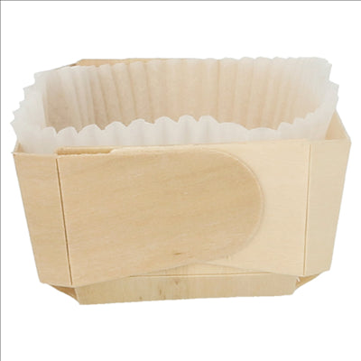 300 U. BARQUETTES BOIS + MOULES SILICONÉS 800 ML 18,5x11,5x5,5 CM NATUREL BOIS (300 UNITÉS)