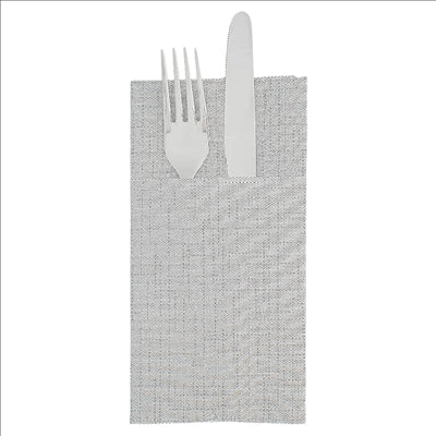 SERVIETTES "CANGURITO" 'DRY COTTON' 55 G/M2 33x40 CM GRIS AIRLAID (700 UNITÉS)