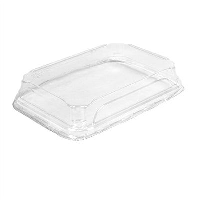 COUVERCLES POUR RÉCIPIENTS 268.86/87  16,5x11,5x3,2 CM TRANSPARENT PET (600 UNITÉS)