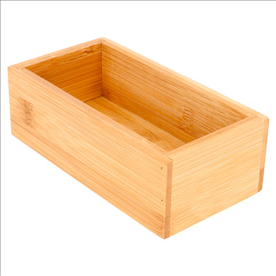 BOÎTE POUR BUFFET  8x15,5x5 CM NATUREL BAMBOU (6 UNITÉS)