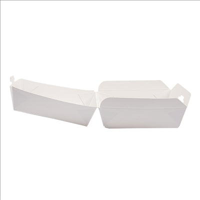 BOÎTES MINI BURGER  250 G/M2 7,3x7,7x5 CM BLANC CARTON (500 UNITÉS)