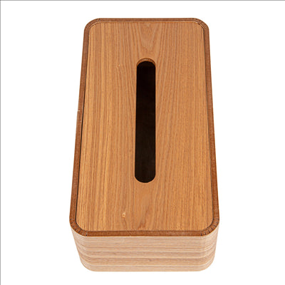 DISTRIBUTEUR MOUCHOIRS  26,5x14x8,5 CM NATUREL BOIS (1 UNITÉ)