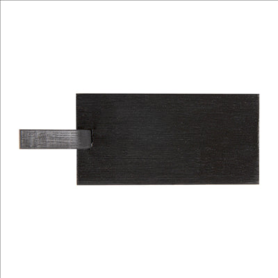 MINI PELLES POUR SNACKS  10x5 CM NOIR BAMBOU (100 UNITÉS)