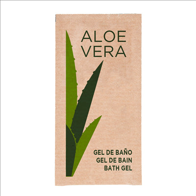 SACHETS GEL BAIN 'ALOE VERA' 10 ML 10x5 CM (1000 UNITÉS)