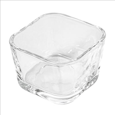 MINI VERRE CARRÉ 75 ML 2,5 OZ 5,7x5,7x4 CM TRANSPARENT VERRE (72 UNITÉS)