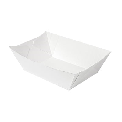 BARQUETTES 'THEPACK' 1200 G 230 G/M2 11,9x7,9x5,5 CM BLANC CARTON ONDULÉ NANO-MICRO (1000 UNITÉS)