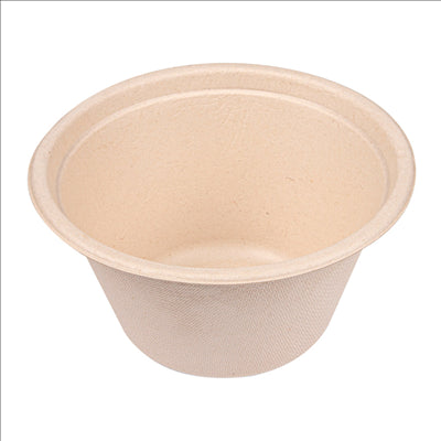 SALADIERS 'BIONIC' 750 ML Ø15,5x8,4 CM NATUREL BAGASSE (600 UNITÉS)