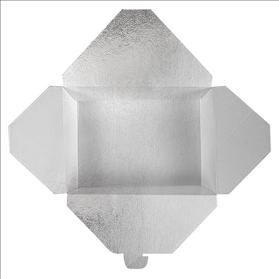 BOÎTES AMÉRICAINES 'THEPACK' 1350 ML 230 G/M2 15,2x12,1x6,5 CM BLANC CARTÓN ONDULADO NANO-MICRO + ALUMINIO (300 UNITÉS)