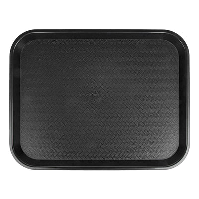 PLATEAU FAST FOOD  35,5x45,3 CM NOIR PP (1 UNITÉ)