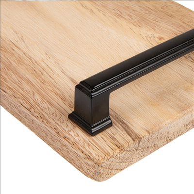 PLANCHE PRÉSENTATION RECTANGULAIRE AVEC ANSES  (35-45)x(20-24)x1,6 CM NATUREL BOIS (12 UNITÉS)