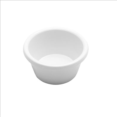 POTS 'ASAMI WARE' 60 ML Ø 7x4 CM BLANC MÉLAMINE (12 UNITÉS)