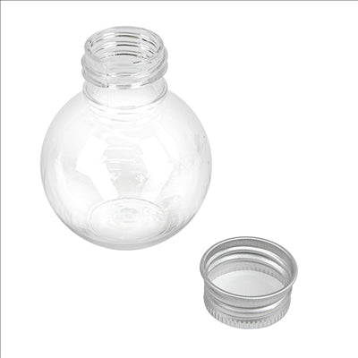 FLACONS AVEC BOUCHON EN ALUMINIUM 50 ML Ø5x6,2 CM TRANSPARENT PET (150 UNITÉS)