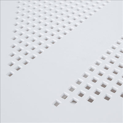 TABLE CARRÉE 'SUPRA-TEK'  80x80x75 CM BLANC PP (1 UNITÉ)