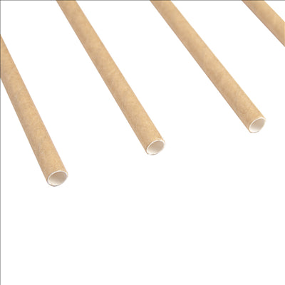 PAILLES SOUS SACHETS 'PAPER'  Ø0,80x20 CM NATUREL KRAFT (3000 UNITÉS)