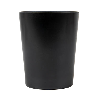 GOBELETS 'ASAMI WARE' 240 ML Ø 7,5x9,2 CM NOIR MÉLAMINE (6 UNITÉS)