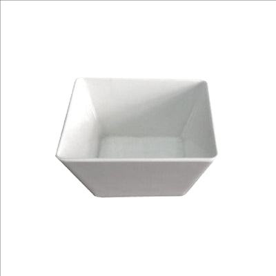 BOLS 'ASAMI WARE' 0,7 L 13x13x7 CM BLANC MÉLAMINE (6 UNITÉS)