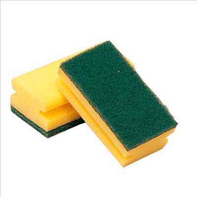 ÉPONGES PROTÉGE ONGLE ABRASIF SUPER 96  15x8x4,5 CM VERT FIBRE (12 UNITÉS)