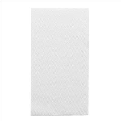 SERVIETTES PLIAGE 1/8  55 G/M2 40x40 CM BLANC AIRLAID (700 UNITÉS)