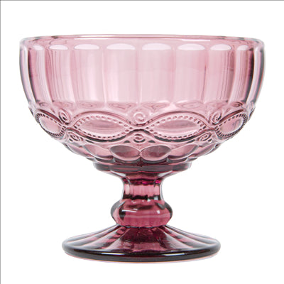 COUPES À DESSERTS 'VINTAGE' 380 ML Ø12x10.5 CM LAVANDE VERRE (6 UNITÉS)