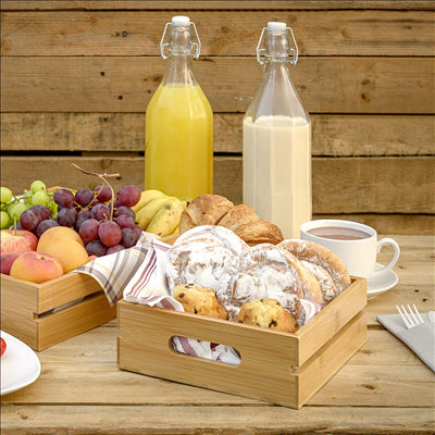 BOUTEILLE + FERMETURE CLIP 'WAKI GLASS' 500 ML Ø 7x27 CM TRANSPARENT VERRE (48 UNITÉS)