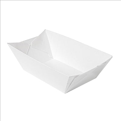 BARQUETTES 'THEPACK' 240 G 230 G/M2 8,5x5x4 CM BLANC CARTON ONDULÉ NANO-MICRO (1800 UNITÉS)