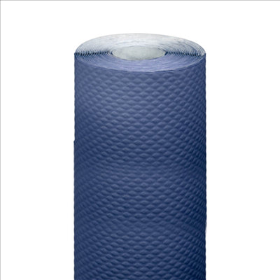 NAPPE EN ROULEAU  48 G/M2 1,20x7 M BLEU MARINE CELLULOSE (25 UNITÉS)