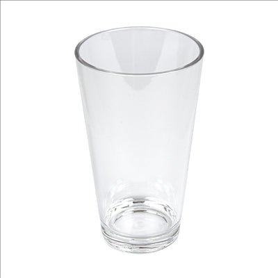 GOBELETS 400 ML Ø 8,1/5,5x13,8 CM TRANSPARENT POLYCARBONATE (12 UNITÉS)