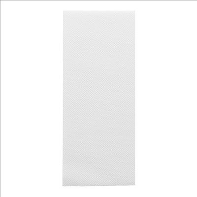 SERVIETTES P.1/8 SLIM PLUS  55 G/M2 39x50 CM BLANC AIRLAID (600 UNITÉS)