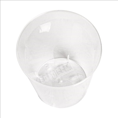 VERRES RÉUTILISABLES 20/40 ML Ø 4,1/3,2x5,1 CM TRANSPARENT PP (2000 UNITÉS)