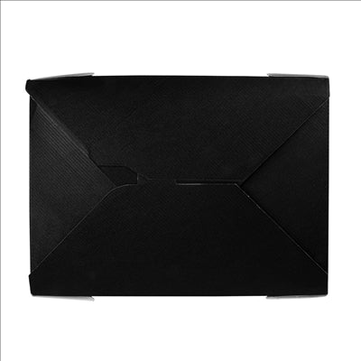 BOÎTES AMÉRICAINES MICRO-ONDABLES 'THEPACK' 1980 ML 250 + 12PP G/M2 19,6x14x6,2 CM NOIR CARTON ONDULÉ NANO-MICRO (200 UNITÉS)