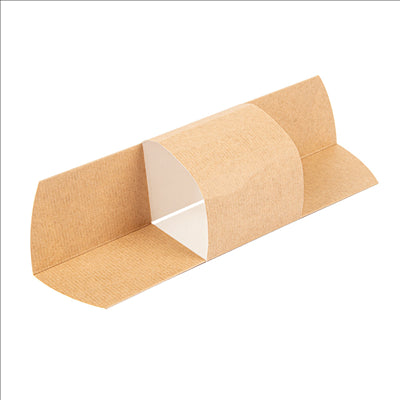 EMBALLAGE ROLLER POUR SANDWICH 'THEPACK' 220 G/M2 10,5x23 CM MARRON CARTON ONDULÉ NANO-MICRO (1000 UNITÉS)