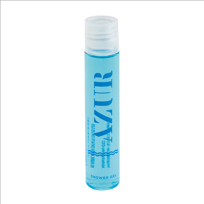 FLACONS GEL BAIN 'AZUR' 40 ML 11,8 CM TRANSPARENT PLASTIQUE (300 UNITÉS)