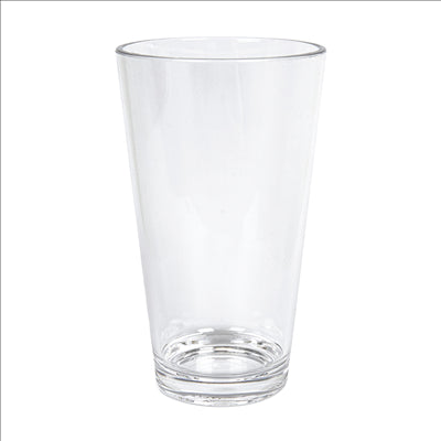 GOBELETS 400 ML Ø 8,1/5,5x13,8 CM TRANSPARENT POLYCARBONATE (12 UNITÉS)