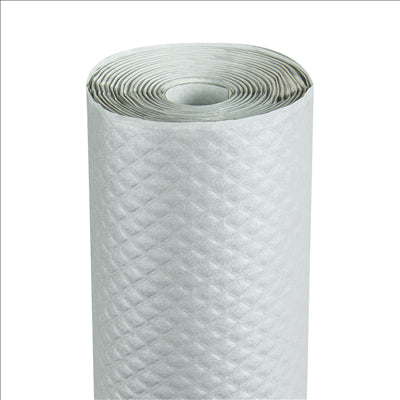 NAPPE EN ROULEAU  48 G/M2 1,20x25 M ARGENTE CELLULOSE (4 UNITÉS)