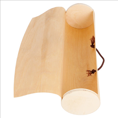 BOÎTES CYLINDRIQUES POUR 7/9 MACARONS  Ø 6x22,5 CM NATUREL BOIS (50 UNITÉS)