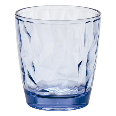 GOBELETS 300 ML Ø 8,4/6,3x9,2 CM BLEU POLYCARBONATE (12 UNITÉS)