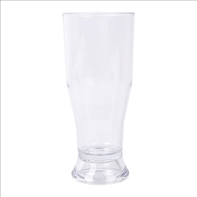 GOBELETS À BIÈRE BASE ÉPAISSE 340 ML Ø 7/5,9x16,5 CM TRANSPARENT POLYCARBONATE (72 UNITÉS)